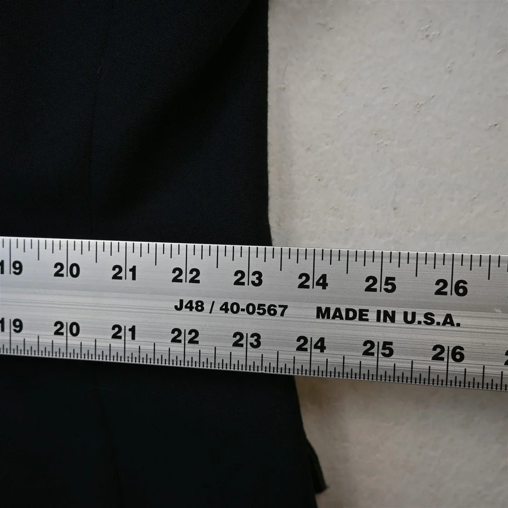 Vtg USA Made 46R Navy Blue Gold Button Mens Blazer Suit Jacket Sport‎ Coat